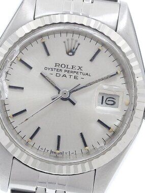 ROLEX Oyster Perpetual Date 6917 WG bezel Cal.2030 Automatic Ladies Watch_938025